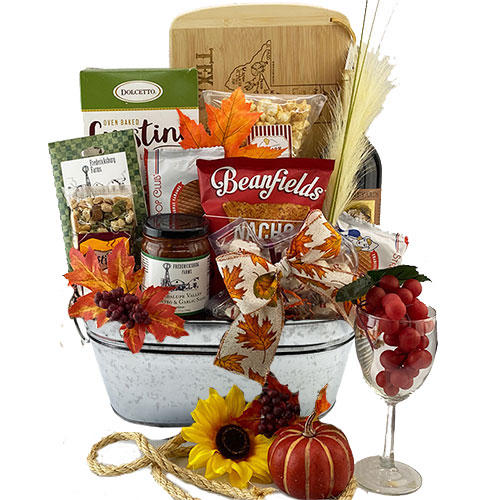 Welcome Fall Yall Wine Basket