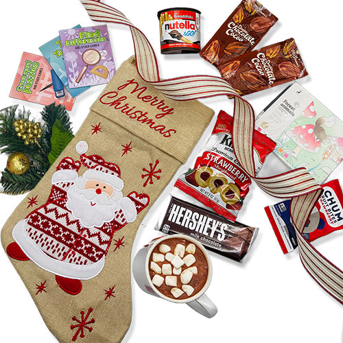 North Pole Fun & Treats Stocking for Kids