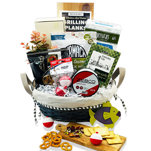 Hook, Line and Sinker Fishing Gift Basket