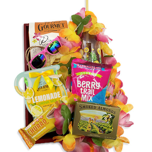Tropical Treasures Beach Gift Basket