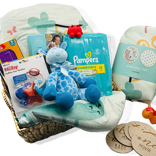 New Beginings Baby Gift Basket